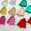 Thumbnail: Mirror acrylic Christmas tree stud blanks
