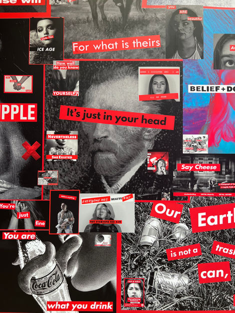 Barbara Kruger in David Zwirner, New York, NY, 2022