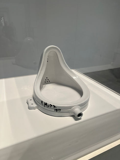 Fountain (1917), Marcel Duchamp in Tate Modern, London, UK, 2023