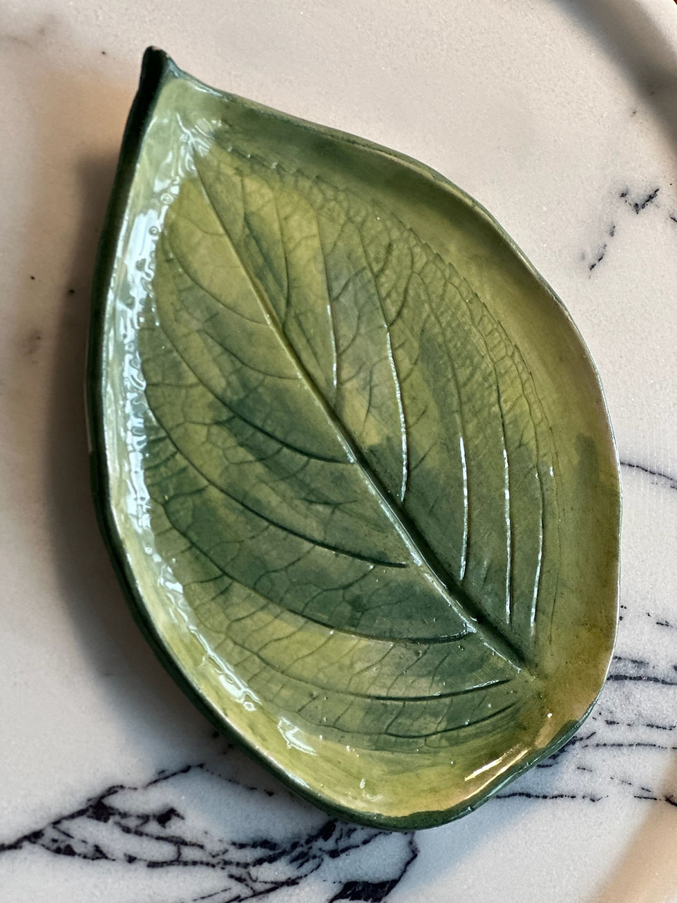 Yaprak Dekoratif Tabak