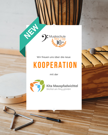 🤝 Wir freuen uns über die neue Kooperation mit der Kita Mauspfadwichtel! 🎶