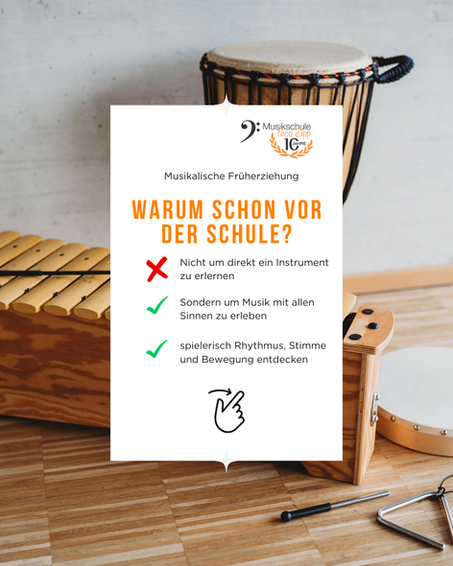 Musikalische Früherziehung – spielerisch Musik entdecken