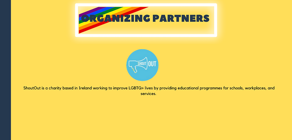 The logo of one organising partners: Shoutout