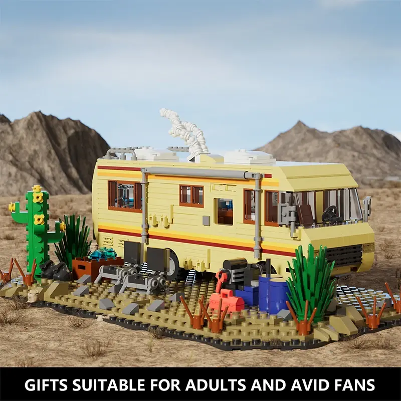 Technical Breaking Bad RV Adventure Camper Bus Car Model Building