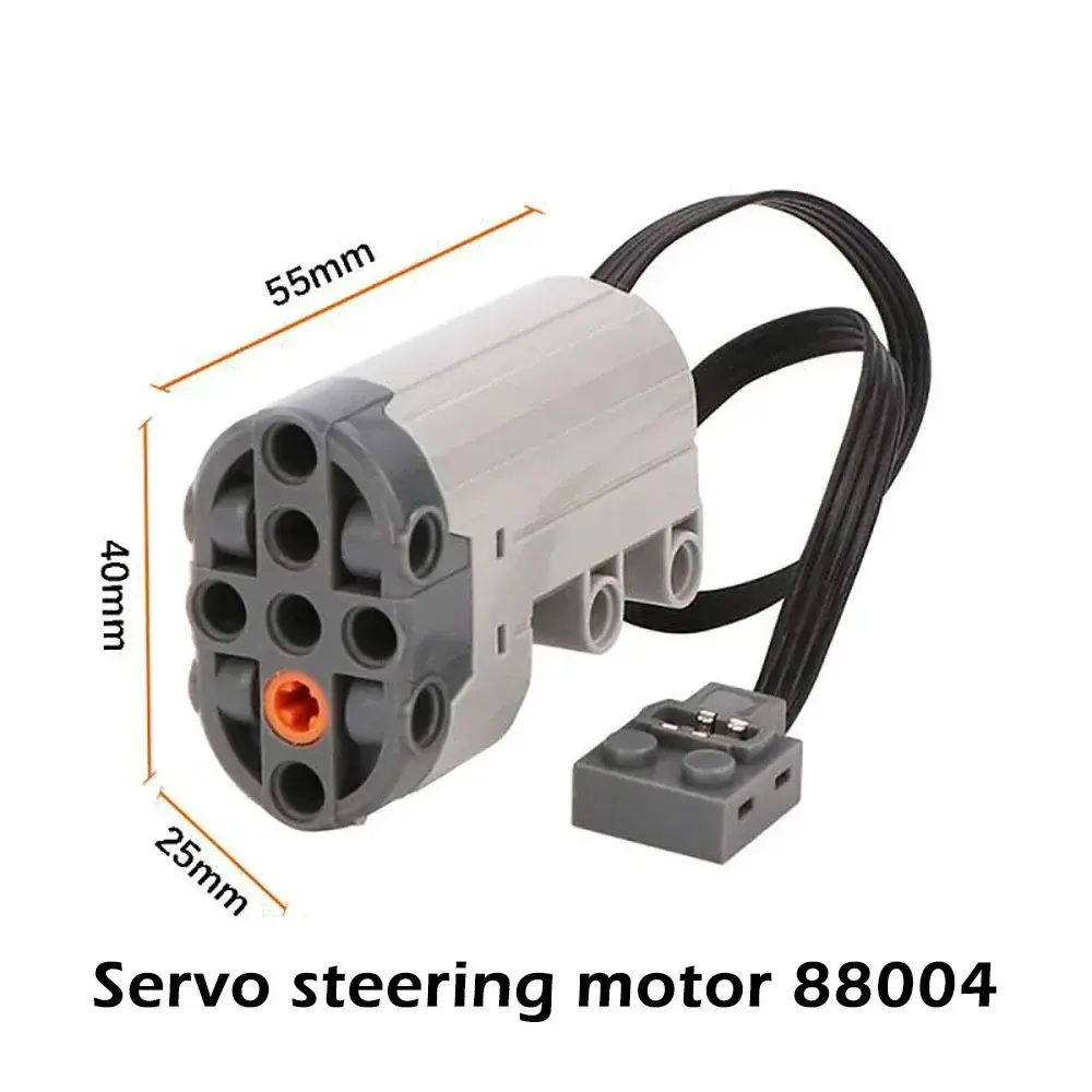 MOC Power Functions Servo Train Motor Battery Box Switch Light IR