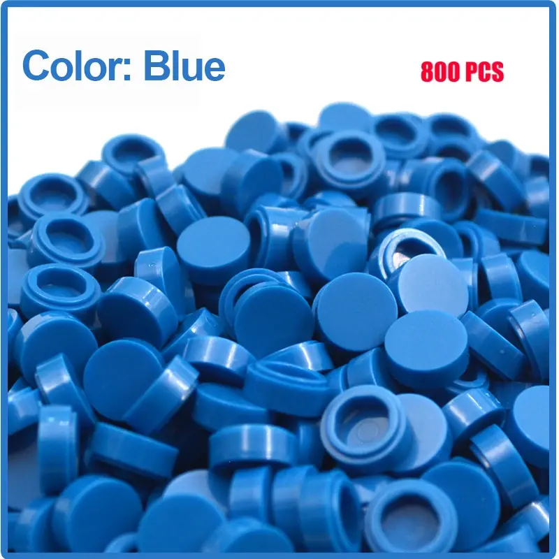 800PCS FLAT Tile 1x1 Dots Round Bricks 35381 98138 MOC DIY Building