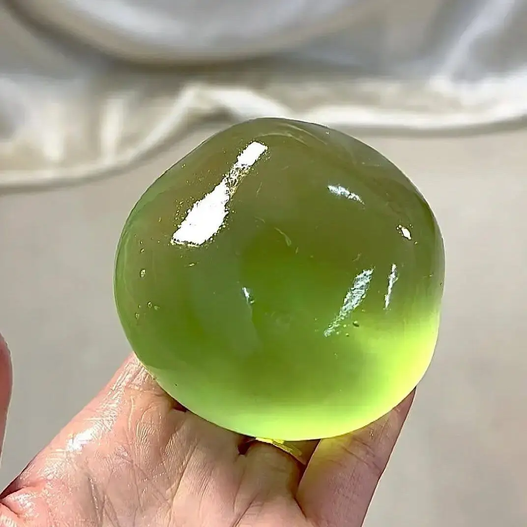 New Moldable Slow Rebound Blue Coconut Oil Handmade Squeezing Ball,
