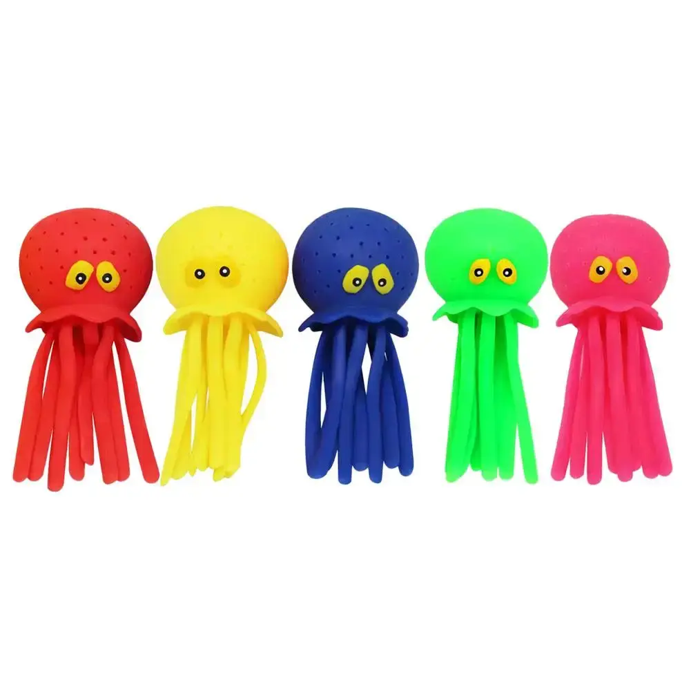 Baby Bath Toys Sponge Water Absorbing Octopus Squeezing Stress Relief