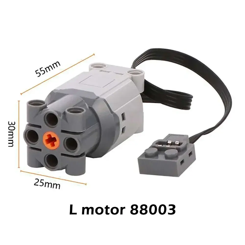 MOC Power Functions Servo Train Motor Battery Box Switch Light IR
