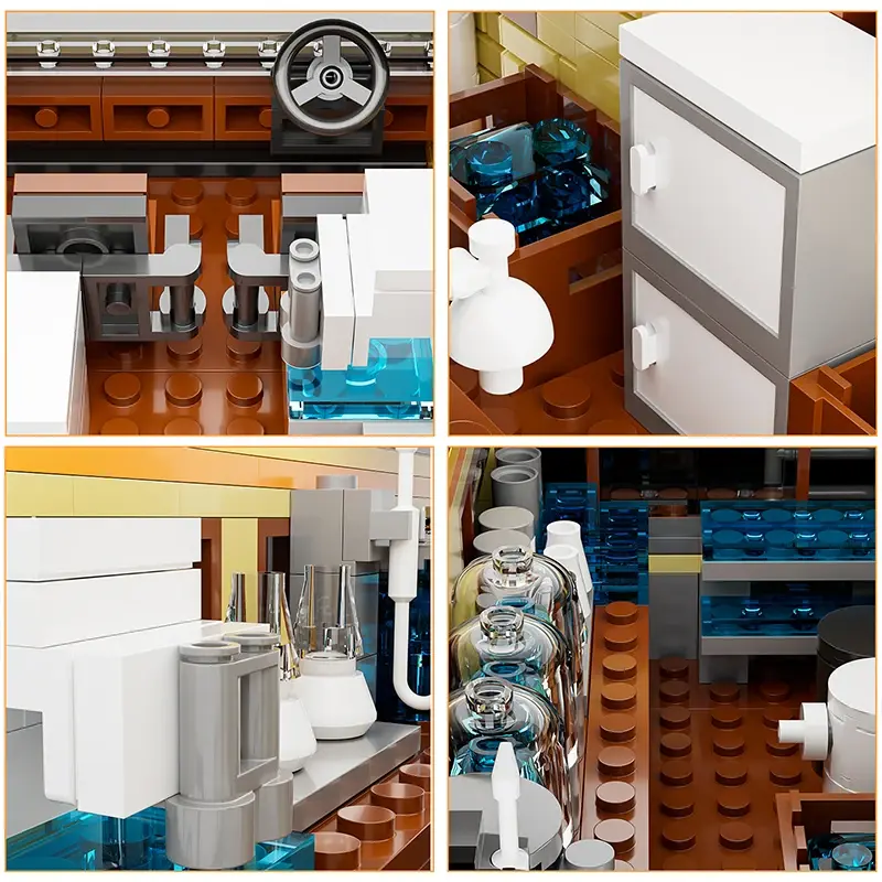 Technical Breaking Bad RV Adventure Camper Bus Car Model Building