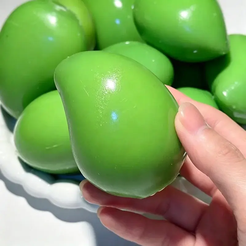Color Changing Mango Squishy Fidget Toy, Soft ASMR Sensory Squeeze