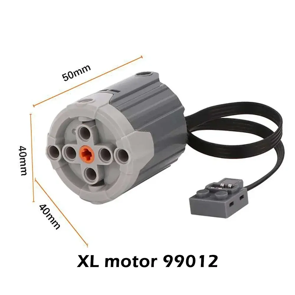 MOC Power Functions Servo Train Motor Battery Box Switch Light IR
