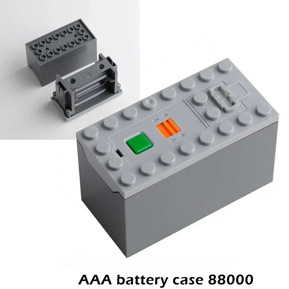 MOC Power Functions Servo Train Motor Battery Box Switch Light IR