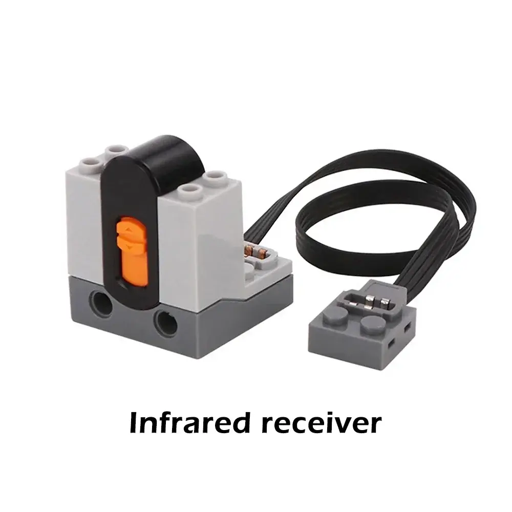 MOC Power Functions Servo Train Motor Battery Box Switch Light IR