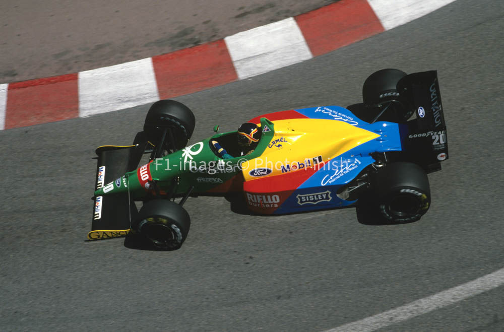 Monaco Grand Prix Monte Carlo Monaco. 1988 Thierry Boutsen Benetton. 02