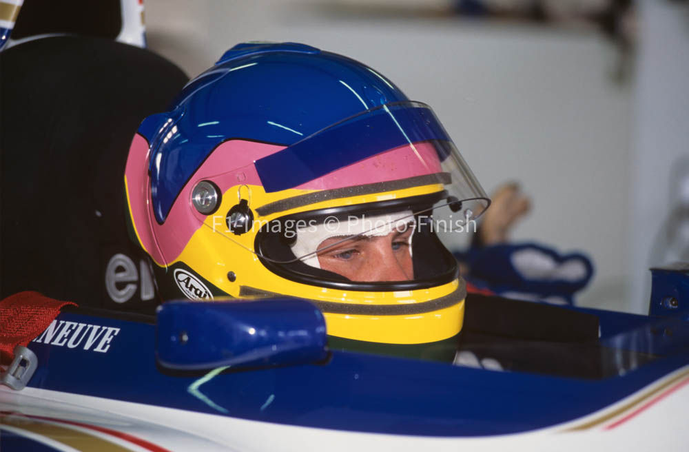 Silverstone, England, Test 1st August 1995 Jacques Villeneuv Williams. 07