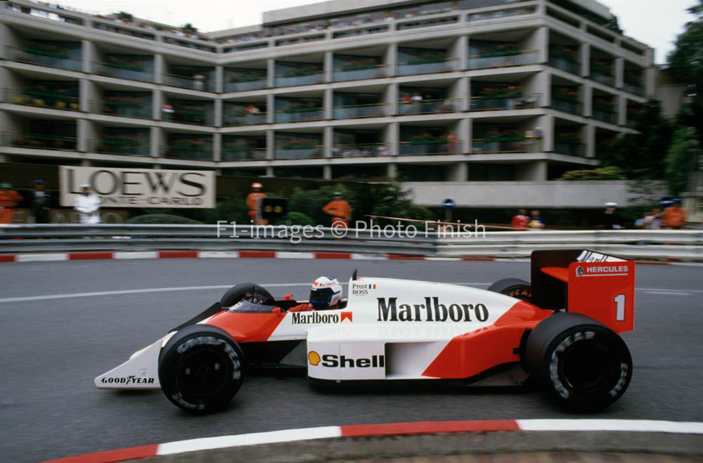 Monaco Grand Prix Monte Carlo Monaco. 1987 Alain Prost Mcla McLaren. 05