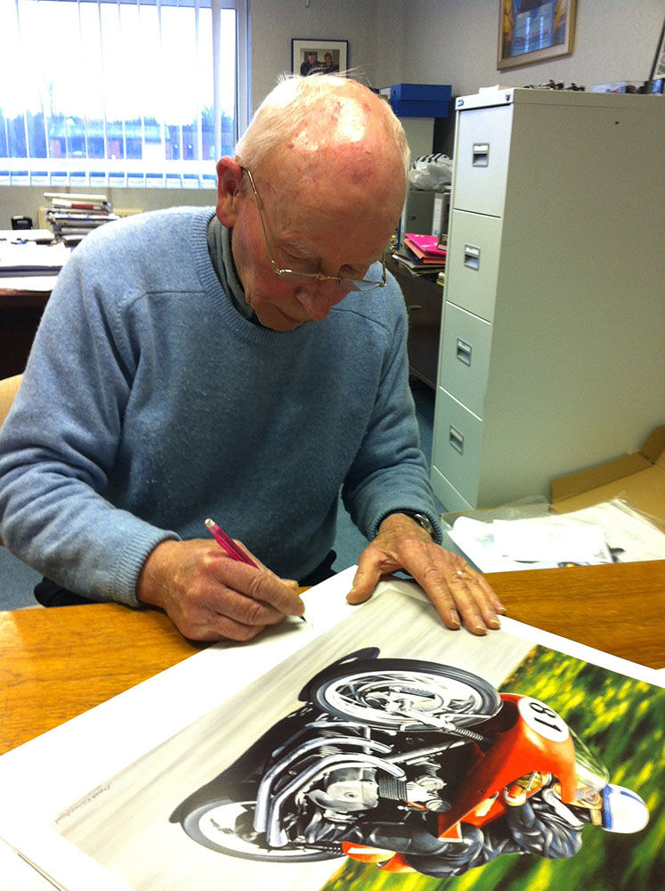 Thumbnail: Surtees signed MV Agusta print