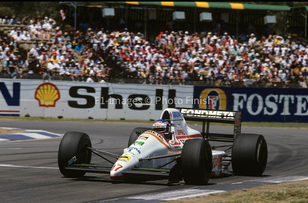 Australian GP Adelaide, South Australia 1989 Nicola Larini Osella. 03