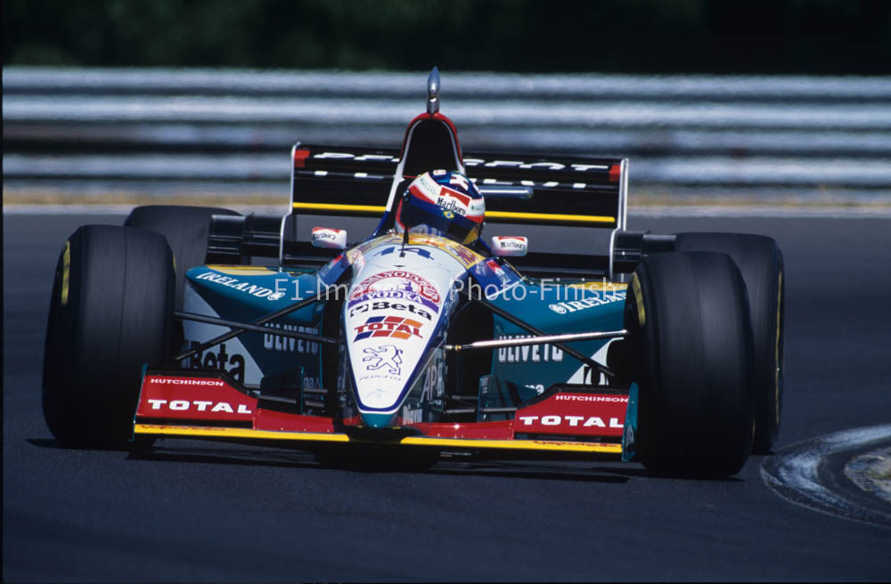 Hungarian Grand Prix, Budapest Hungary 1995 Rubens Barriche Jordan. 02