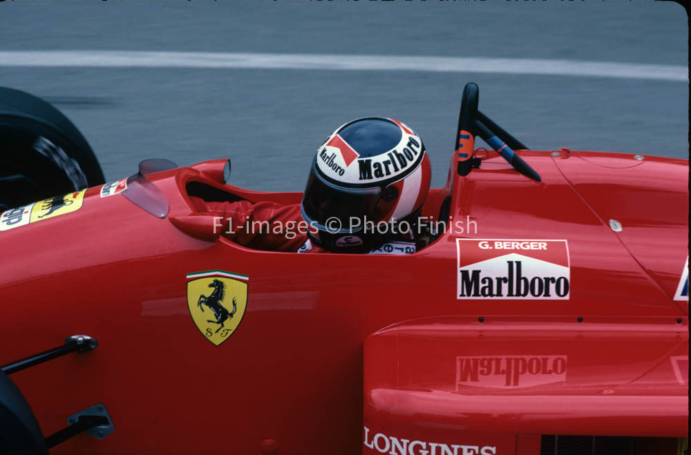 Monaco Grand Prix Monte Carlo Monaco. 1987 Gerhard Berger F Ferrari. 01