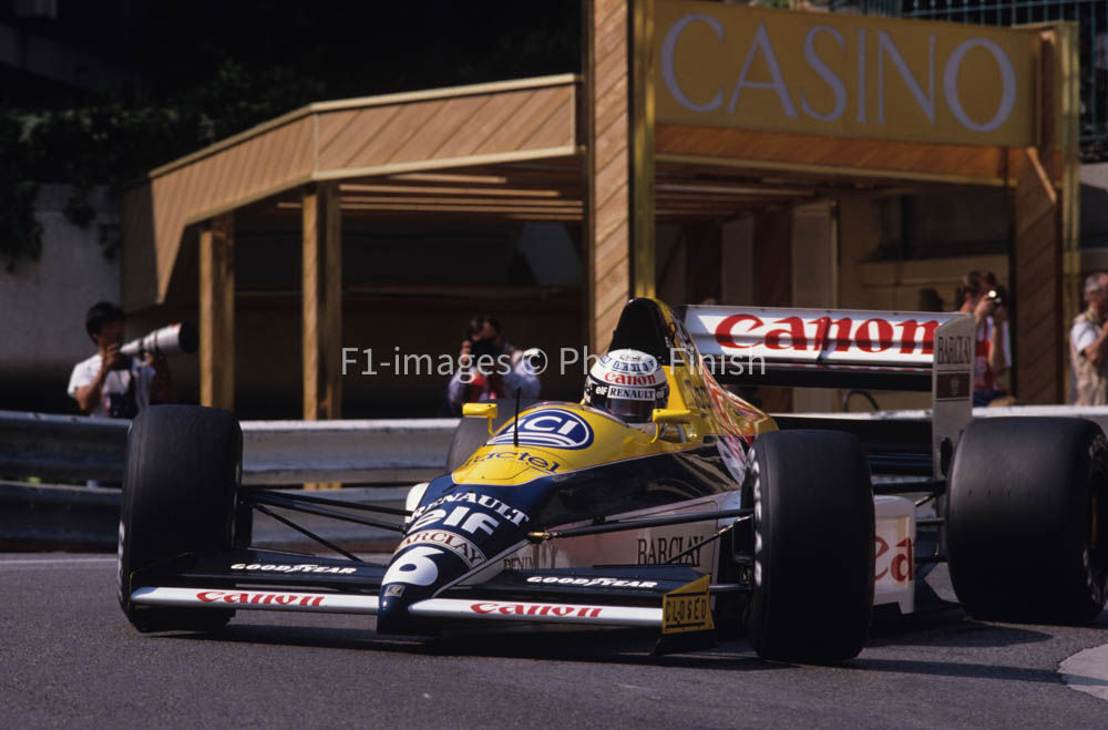 Monaco Grand Prix Monte Carlo Monaco. 1989 Riccardo Patrese Williams. 07