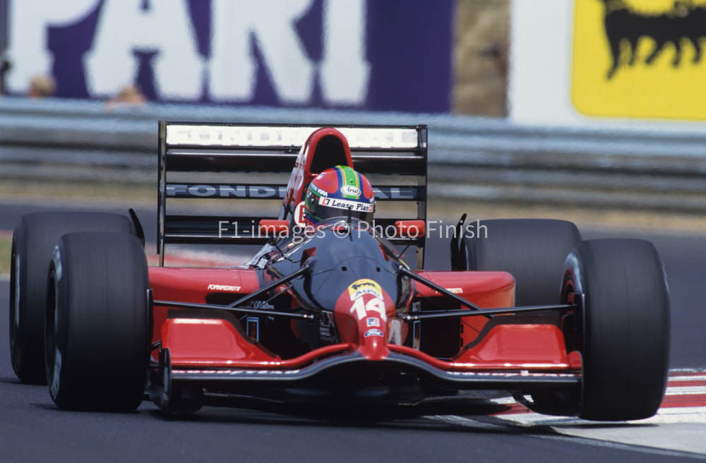 Hungarian Grand Prix, Budapest Hungary 1992 Eric van de Poe Fondmetal. 02