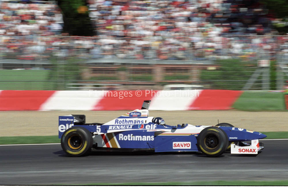 San Marino Grand Prix, Imola, Italy. 1996 Damon Hill Willia Williams. 05
