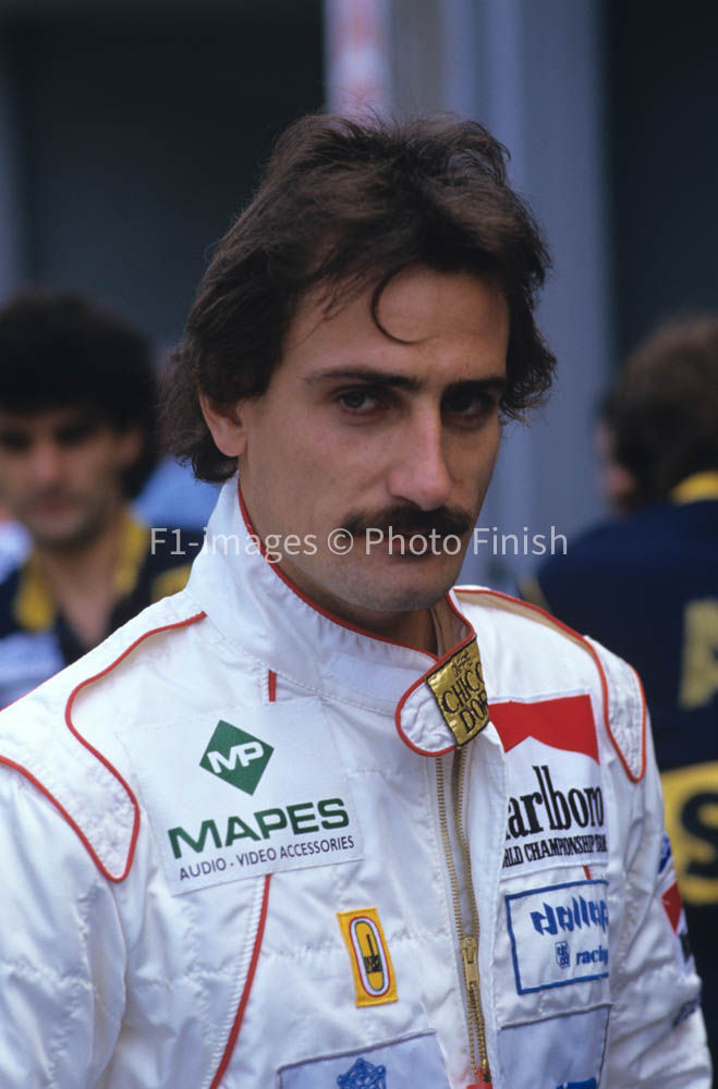 Italian Grand Prix , Monza, Italy 1987 Franco Forini (CH) O Osella.