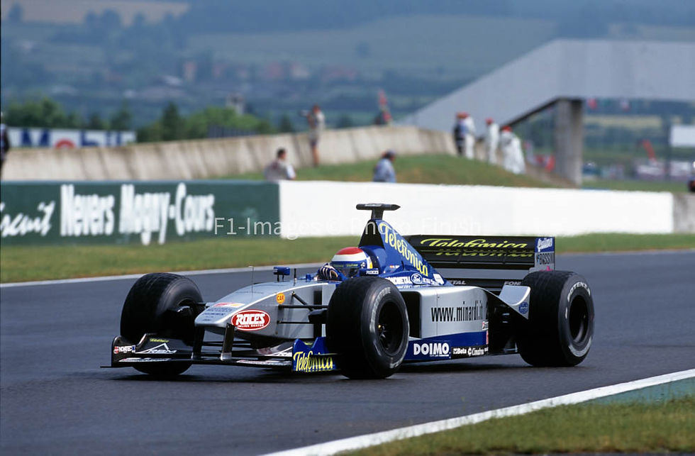 French Grand Prix, Magny-Cours, France. 1999 Marc Gene Mina Minardi. 01