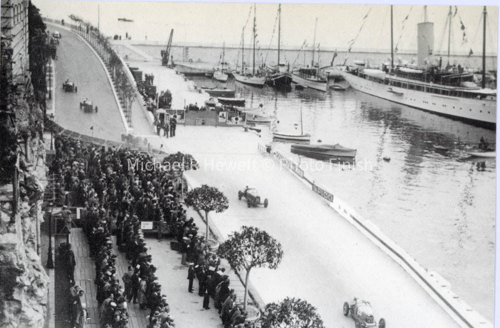 1932 Grand Prix de Monaco, Harbour, Chicane, Campri Alfa Romeo, Lehoux Bugatti
