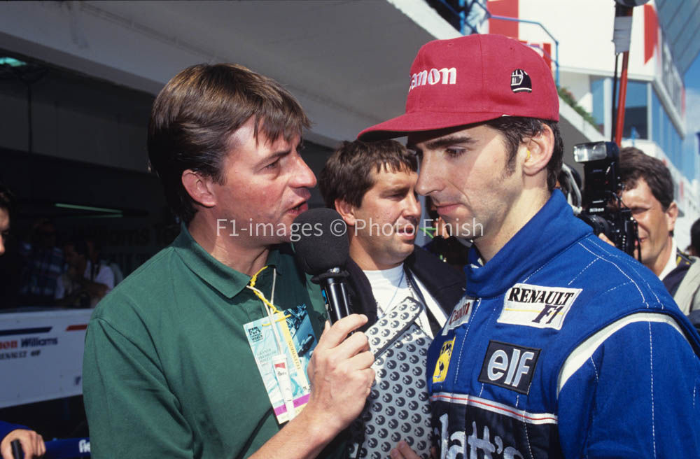 Portuguese GP Estoril 1993 Damon Hill Williams FW15C © Form Williams. 05
