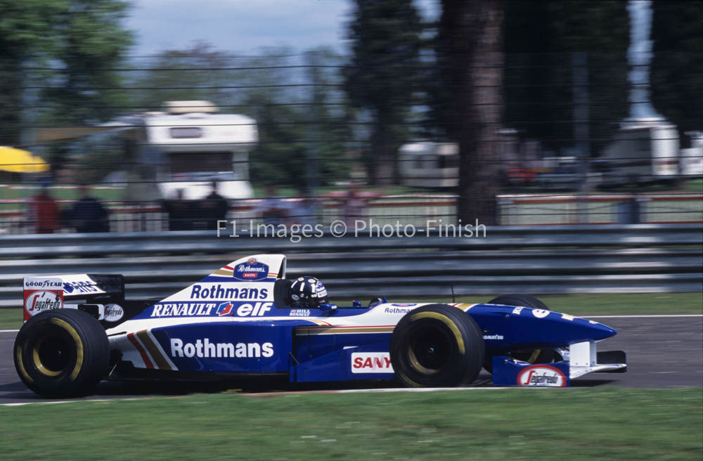 San Marino Grand Prix, Imola, Italy. 1995 Damon Hill Willia Williams. 03