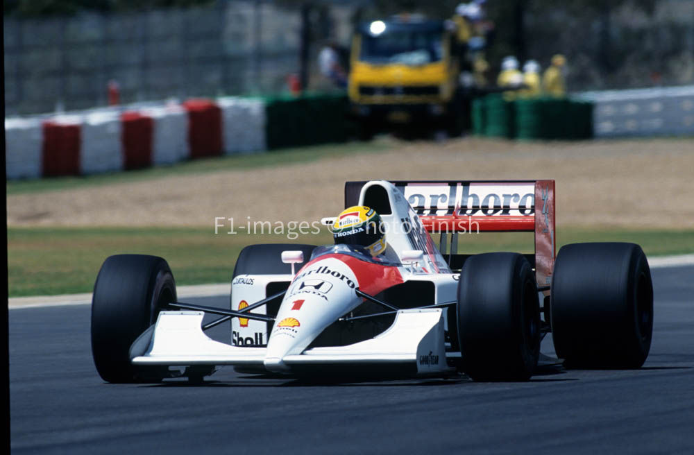 South African GP Kyalami 1992 Ayrton Senna Mclaren MP4 6 © McLaren. 02