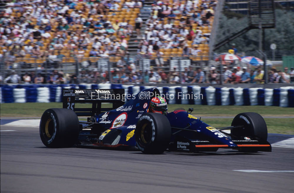 Australian GP Adelaide, South Australia 1991 Eric van de Po Modena. 02