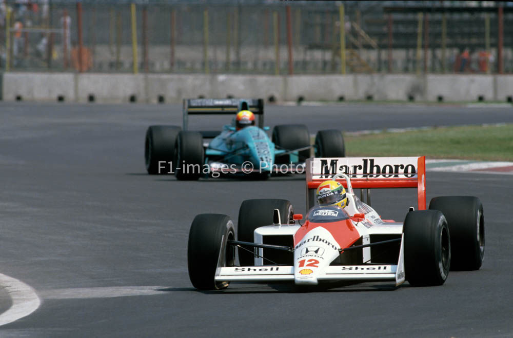 Mexican GP Mexico City 1988 Ayrton Senna Mclaren MP4 4 © Fo McLaren. 02