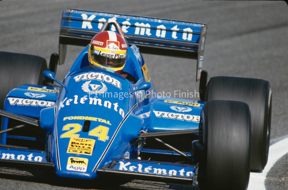 Dutch GP Zandvoort Holland 1985 Huub Rothengatter Osella.
