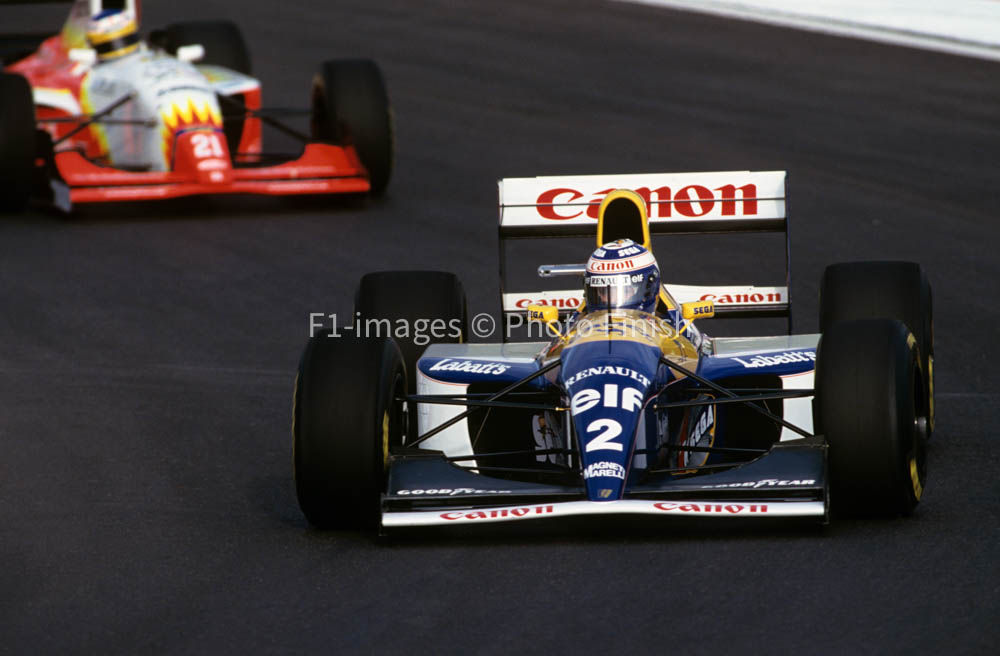 Portuguese GP Estoril 1993 Alain Prost Williams FW15c © For Williams. 01