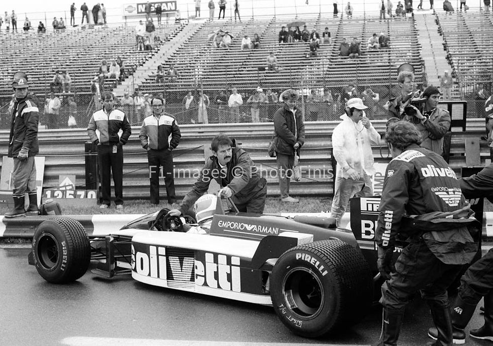 Canadian Grand Prix Montreal 15h June 1986 Derek Warwick Bra. 01