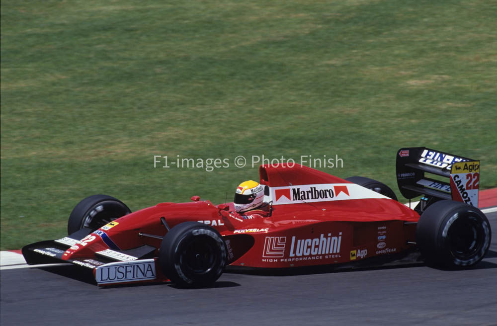 South African GP Kyalami 1992 Pierluigi Martini Dallara F19 Dallara. 04