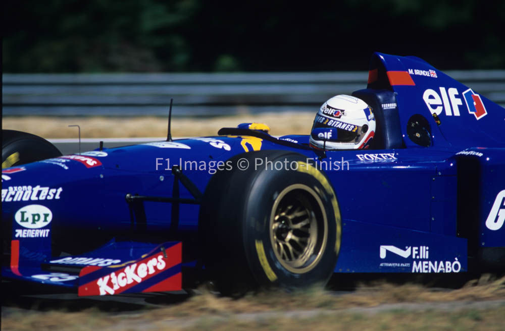 Hungarian Grand Prix, Budapest Hungary 1995 Martin Brundle Ligier. 03