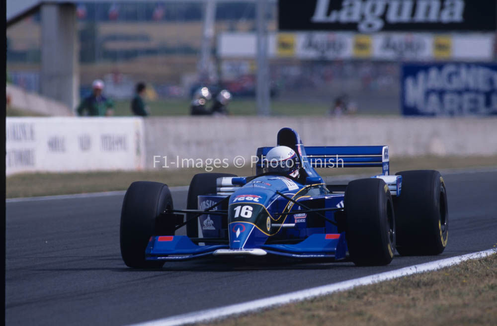 French Grand Prix, Magny-Cours, France. 1995 Bertrand Gacho Pacific. 03