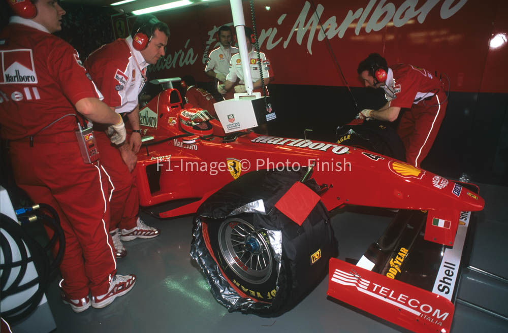 Brazilian GP Interlagos Sao Paulo Brazil 1998 Eddie Irvin Ferrari.
