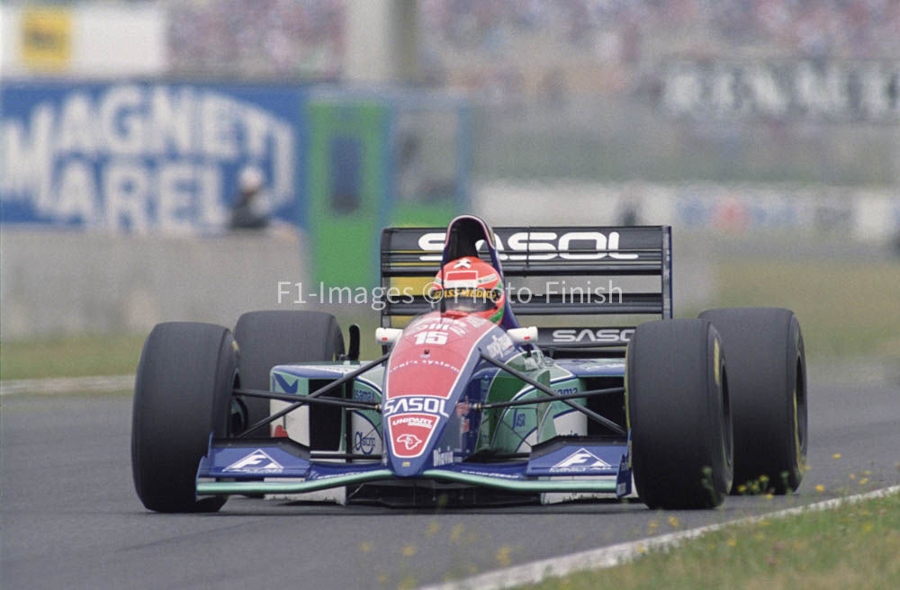 French Grand Prix, Magny-Cours, France. 1994 Eddie Irvine J Jordan. 05
