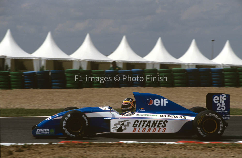French Grand Prix, Magny-Cours, France. 1992 Thierry Boutse Ligier.