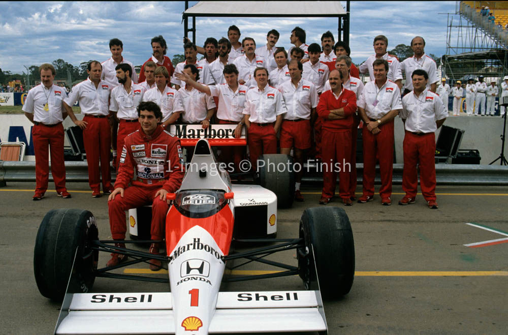 Australian GP Adelaide, South Australia 1989 Ayrton Senna M McLaren. 10