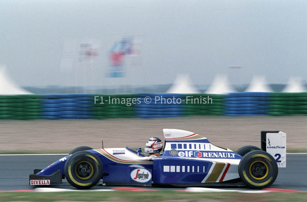 French Grand Prix, Magny-Cours, France. 1994 Nigel Mansell W Williams. 07