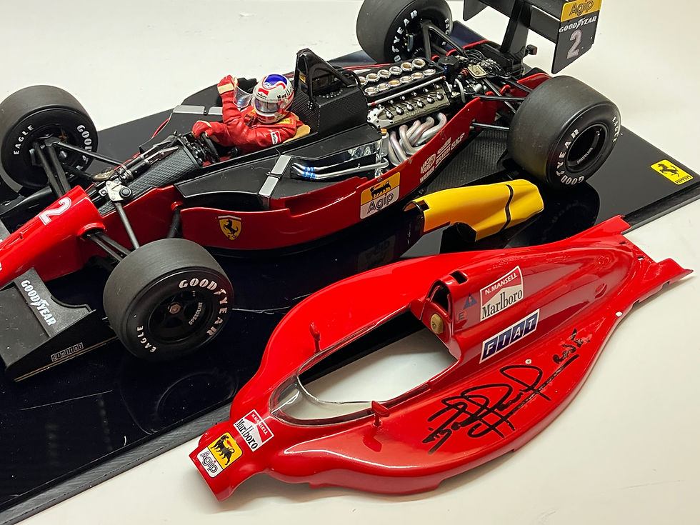 Thumbnail: Nigel Mansell signed Ferrari 641/2, by Exoto