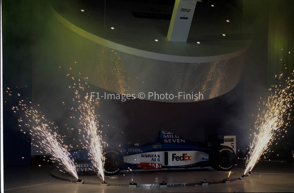 1998 Launch of the Benetton B198 © Formula One Pictures Benetton. 04