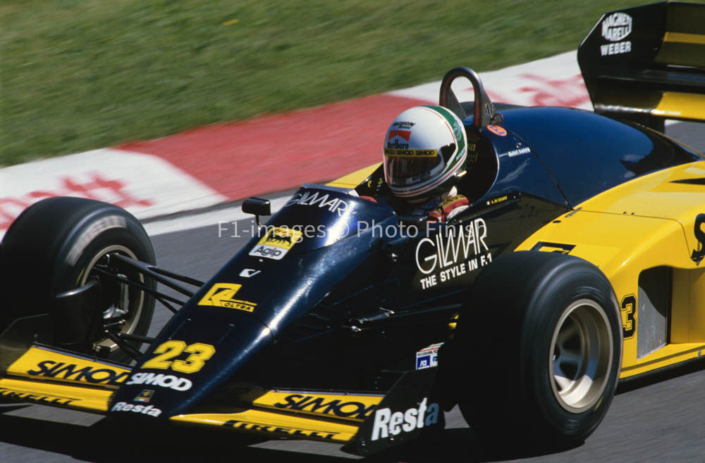 Canadian Grand Prix Montreal 1986 Andrea de Cesaris Minar. 04